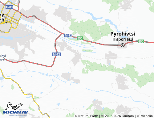 MICHELIN Ivashkivtsi map - ViaMichelin