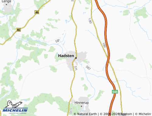 MICHELIN Hadsten map - ViaMichelin