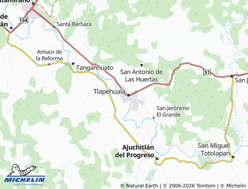 MICHELIN Cuetzala map - ViaMichelin