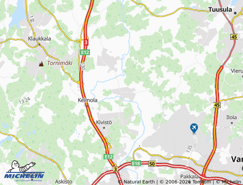 Carte MICHELIN Seutula - ViaMichelin