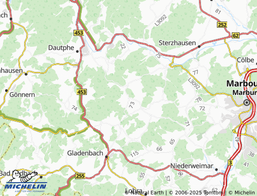 Carte MICHELIN Diedenshausen - ViaMichelin