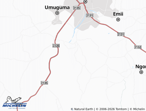 MICHELIN Eziobodo map - ViaMichelin
