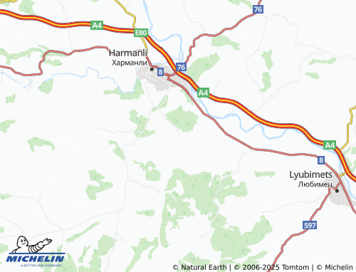 MICHELIN Nadezhden map - ViaMichelin