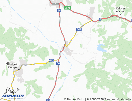 MICHELIN Banya map - ViaMichelin