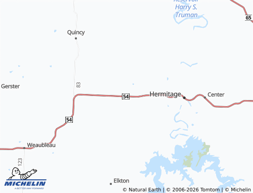 Mapa MICHELIN Wheatland - ViaMichelin