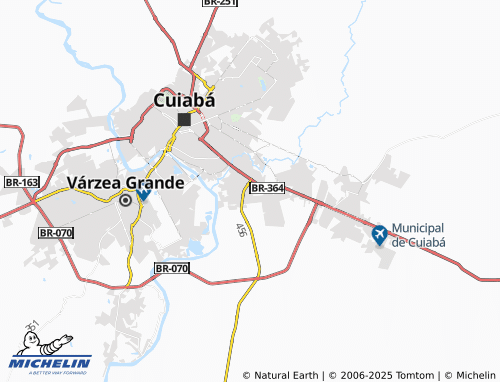 MICHELIN Nossa Senhora Aparecida map - ViaMichelin