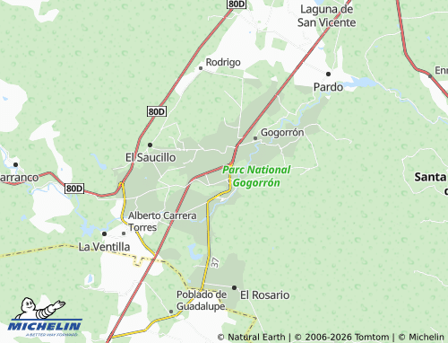 Mapa MICHELIN La Ermita - ViaMichelin