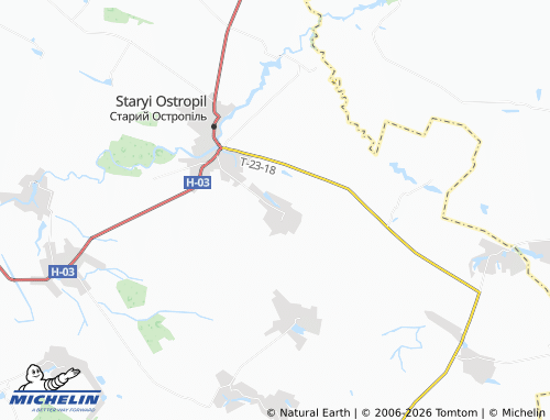 Carte MICHELIN Yosypivka - ViaMichelin