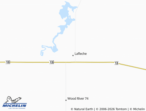 MICHELIN Lafleche map - ViaMichelin