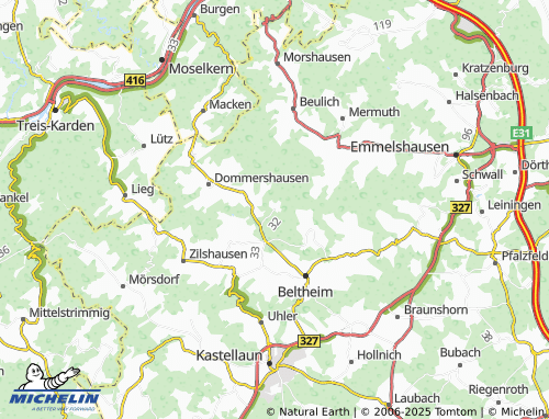 MICHELIN-Landkarte Steffenshof - ViaMichelin
