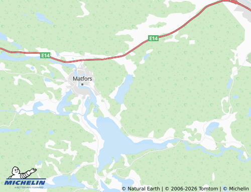 Mappa MICHELIN Östra Långsjön - ViaMichelin