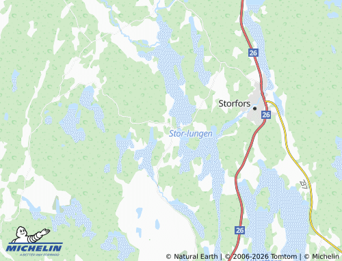 Mapa MICHELIN Lungsund - ViaMichelin