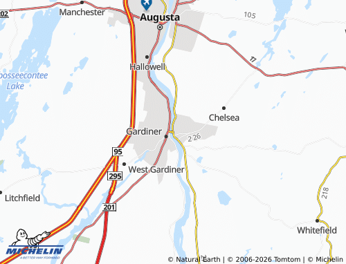 Mapa MICHELIN Randolph - ViaMichelin