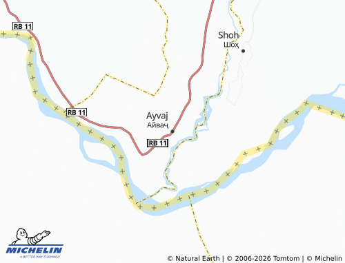Mappa MICHELIN Ayvaj - ViaMichelin