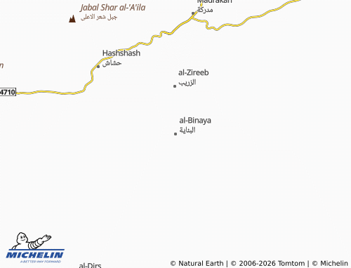 Carte MICHELIN al-Binaya - ViaMichelin