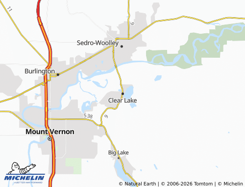 Mappa MICHELIN Clear Lake - ViaMichelin
