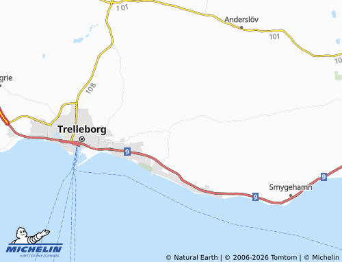 Carte MICHELIN Gislöv - ViaMichelin