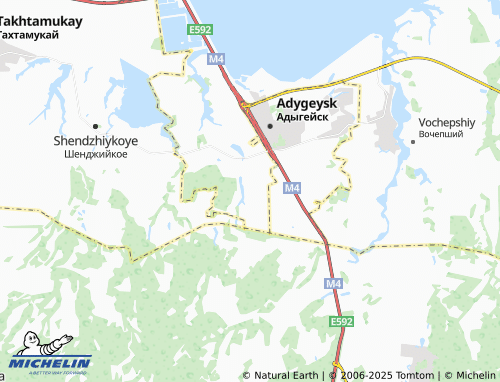 MICHELIN Krasnyy map - ViaMichelin
