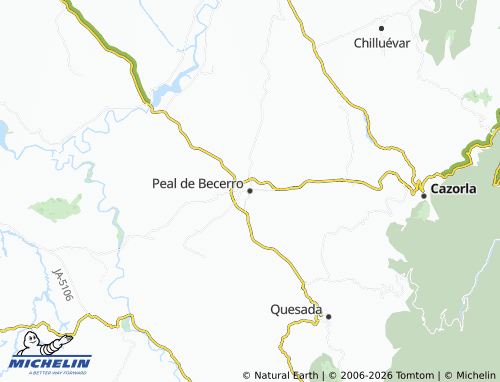 Mappa MICHELIN Peal de Becerro - ViaMichelin