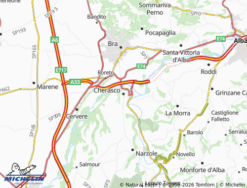 Mapa MICHELIN Cherasco - ViaMichelin