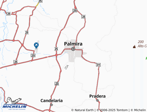 MICHELIN Las Delicias map - ViaMichelin