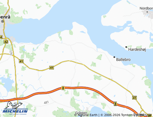 Mapa MICHELIN Bovrup - ViaMichelin
