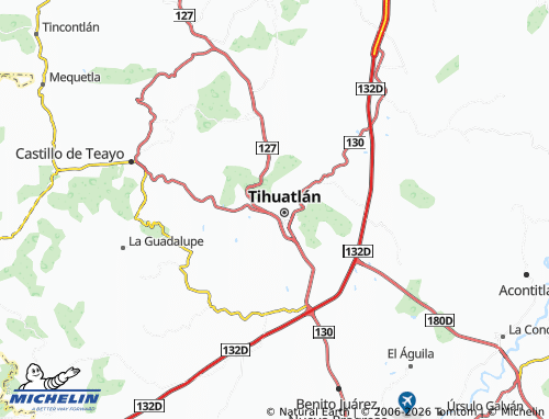 Mappa MICHELIN Benito Juárez - ViaMichelin