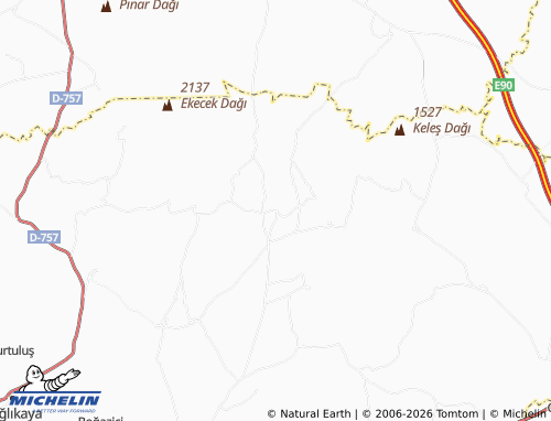 Mapa MICHELIN Borucu - ViaMichelin