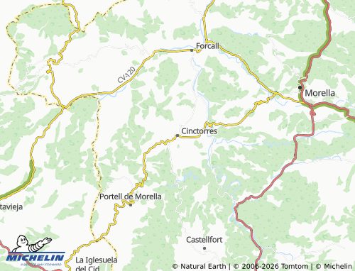 Mappa MICHELIN Cinctorres - ViaMichelin