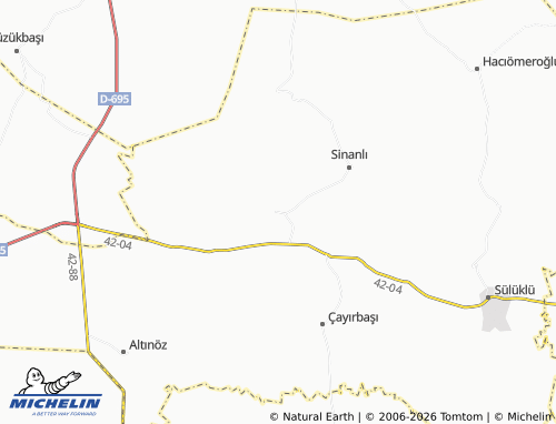 MICHELIN Özyayla map - ViaMichelin