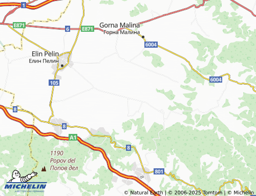 MICHELIN Doganovo map - ViaMichelin