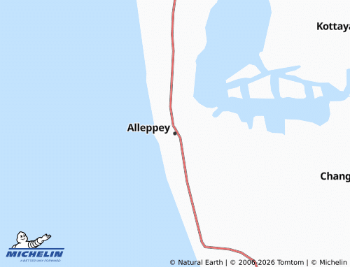Mappa MICHELIN Alappuzha - ViaMichelin