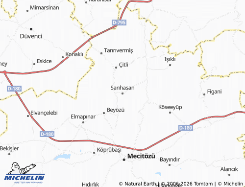 Mappa MICHELIN Sarıhasan - ViaMichelin