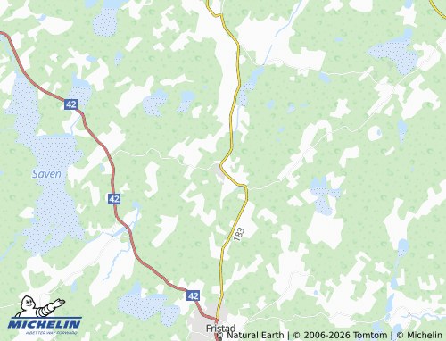 MICHELIN-Landkarte Borgstena - ViaMichelin