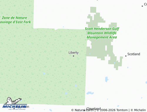 Carte MICHELIN Liberty - ViaMichelin