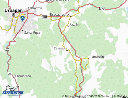 Mapa MICHELIN Hueranda - ViaMichelin