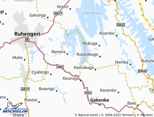 MICHELIN Gashaki map - ViaMichelin
