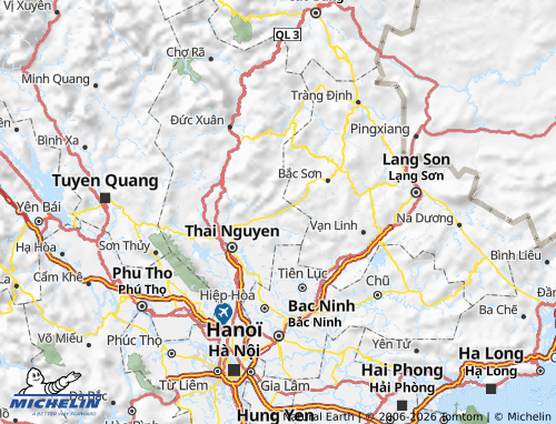 Mapa MICHELIN Võ Nhai - ViaMichelin