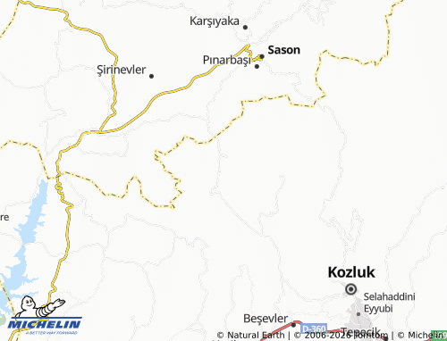 Mappa MICHELIN Gümüşörgü - ViaMichelin