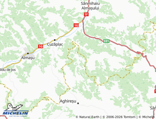 Mappa MICHELIN Arghișu - ViaMichelin