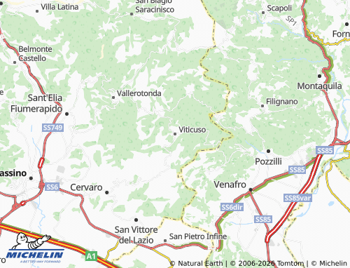 Carte MICHELIN Viticuso - ViaMichelin
