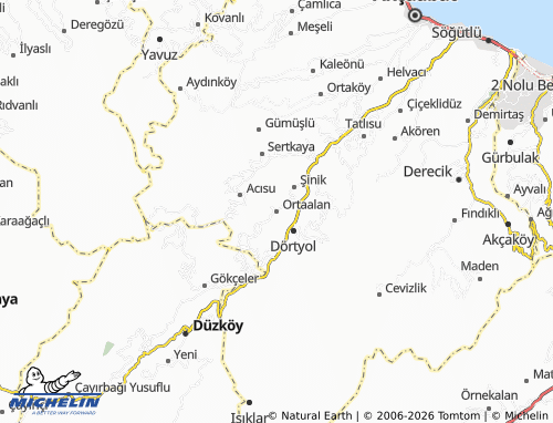 Mappa MICHELIN Ortaalan - ViaMichelin