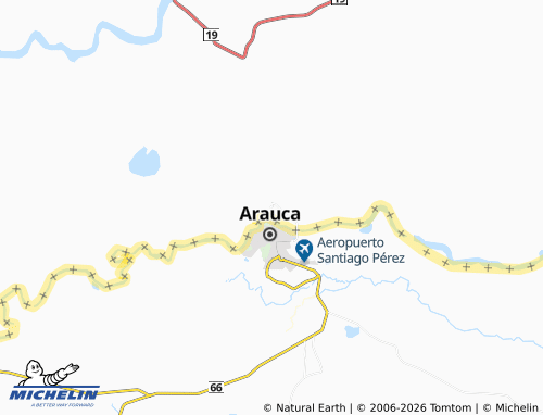 MICHELIN El Amparo de Apure map - ViaMichelin