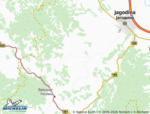 Carte MICHELIN Bunar - ViaMichelin