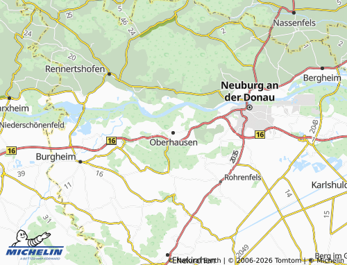 Carte MICHELIN Oberhausen - ViaMichelin