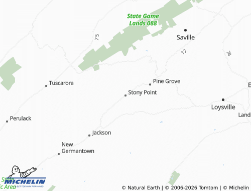 Mappa MICHELIN Stony Point - ViaMichelin