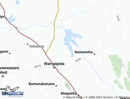 Mapa MICHELIN Thambarawa - ViaMichelin