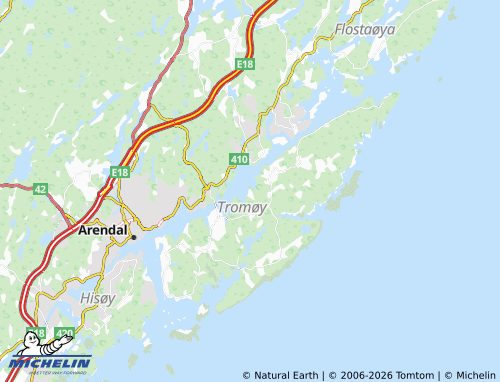 MICHELIN Vågsnes map - ViaMichelin