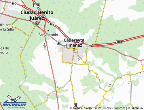 MICHELIN El Rosario map - ViaMichelin