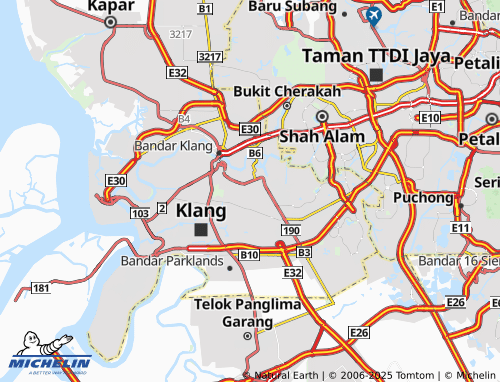 MICHELIN Taman Seri Saga map - ViaMichelin